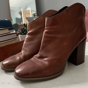 Clarks Brown Ankle Boots